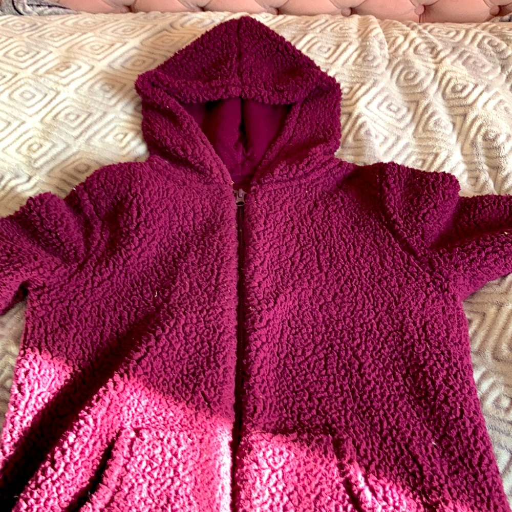 Magenta purple soft fuzzy children’s Palace jacket